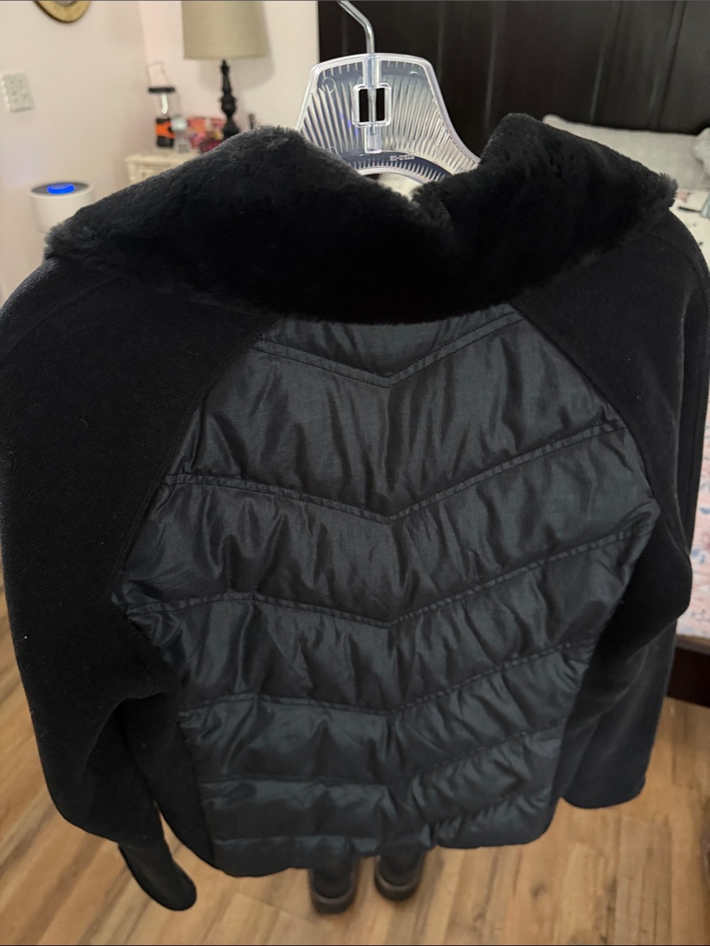 Marmot Black Zip-Front Fleece Jacket 700 Filled Down - Picture 8 of 8